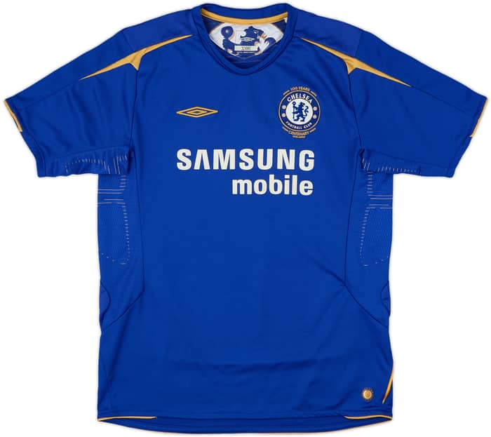 2005-06 Chelsea Centenary Home Shirt Drogba #15 - 8/10 - (XL.Boys)