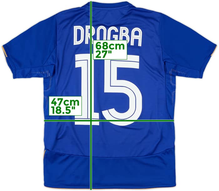 2005-06 Chelsea Centenary Home Shirt Drogba #15 - 8/10 - (XL.Boys)