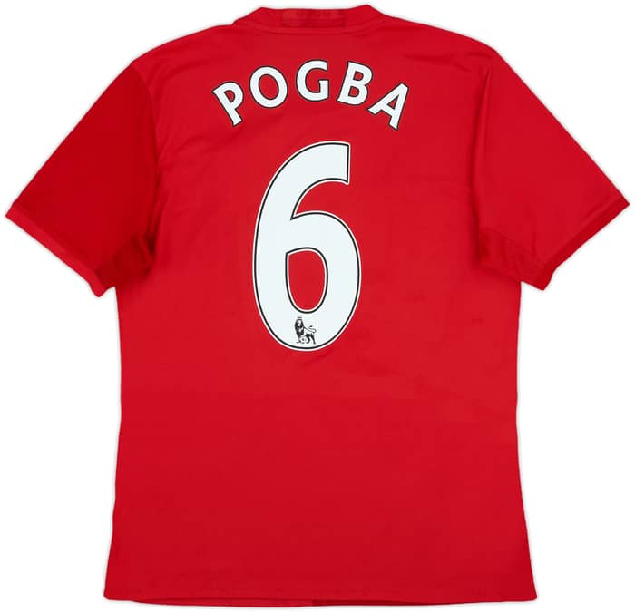 2016-17 Manchester United Home Shirt Pogba #6 - 5/10 - (M)