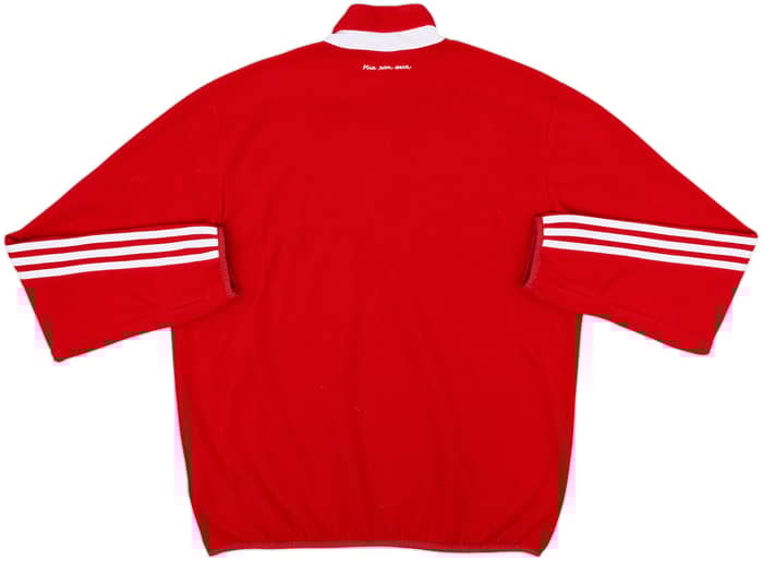 2013-14 Bayern Munich adidas 1/4 Zip Fleece Training Top - 8/10 - (L/XL)