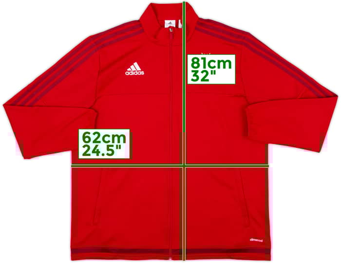2015-16 Bayern Munich adidas Track Jacket - 7/10 - (XL)