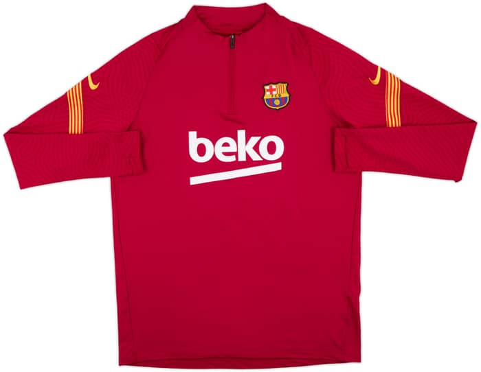 2020-21 Barcelona Nike 1/4 Zip Drill Top - 10/10 - (L)
