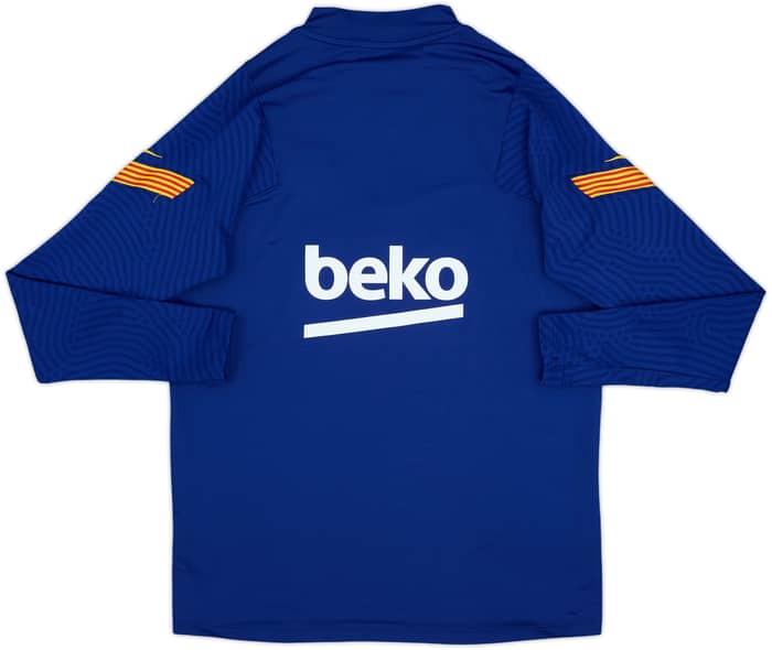2020-21 Barcelona Nike 1/4 Zip Training Top - 10/10 - (L)