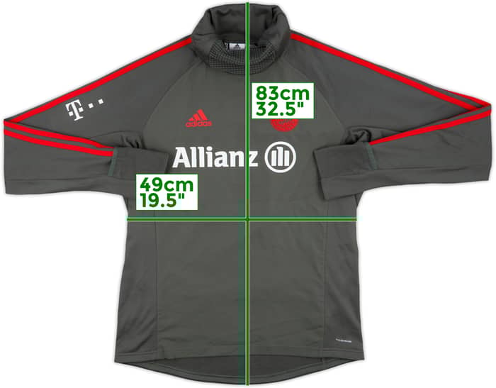 2018-19 Bayern Munich adidas Drill Top - 9/10 - (M)