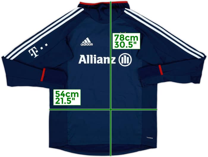 2021-22 Bayern Munich adidas Drill Top - 10/10 - (M)
