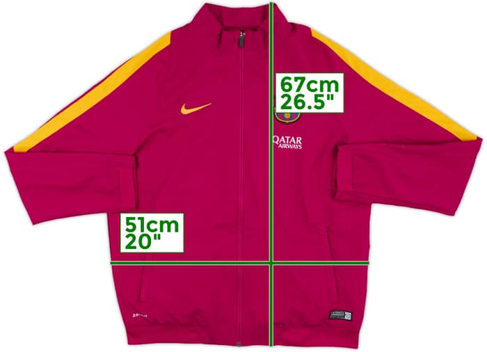 2016-17 Barcelona Nike Track Jacket - 9/10 - (XL.Boys)