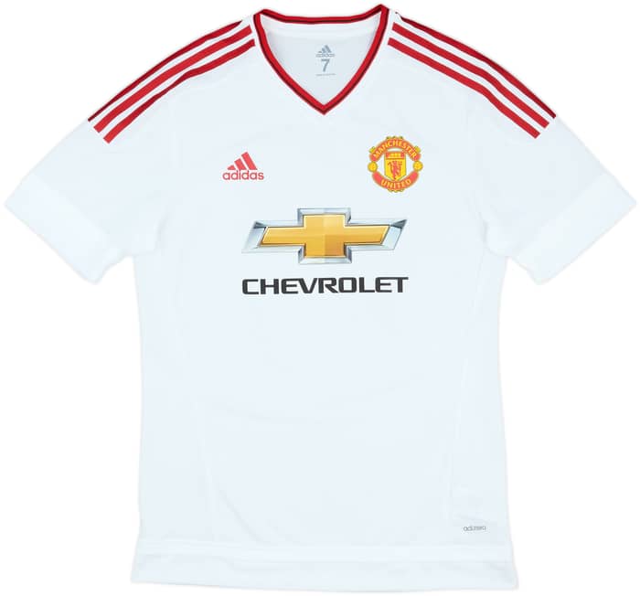 2015-16 Manchester United Match Issue Away Shirt #12