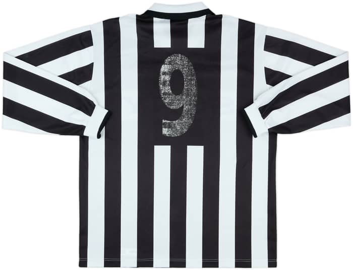 1995-96 Juventus Match Issue Home L/S Shirt #9