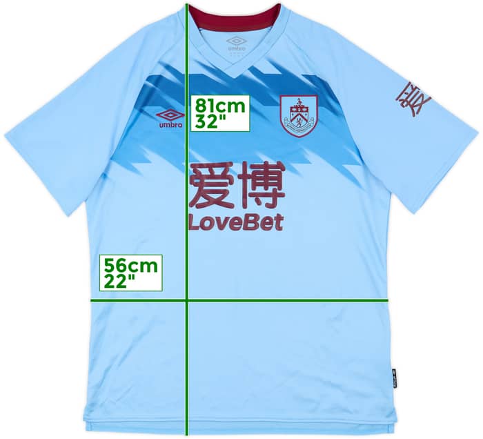 2019-20 Burnley Away Shirt - 9/10 - (XL)