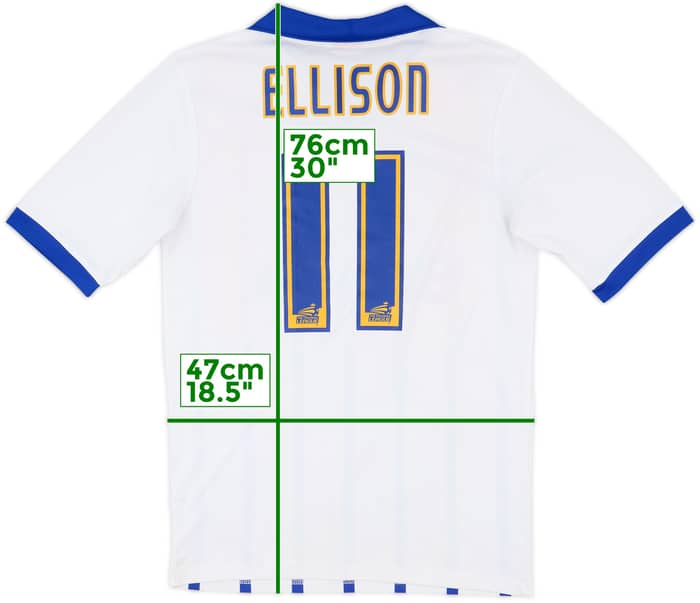 2011-12 Morecambe Away Shirt Ellison #11 - 7/10 - (M)