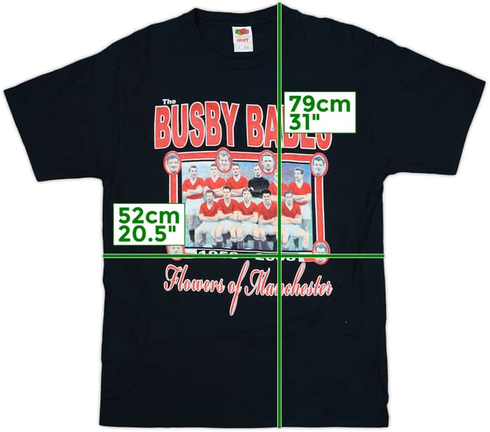 2008-09 Manchester United Busby Babes Fan Shirt - 8/10 - (L)