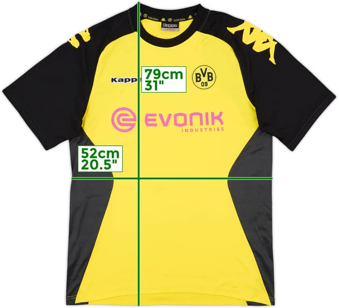 2011-12 Borussia Dortmund Kappa Training Shirt - 7/10 - (L)