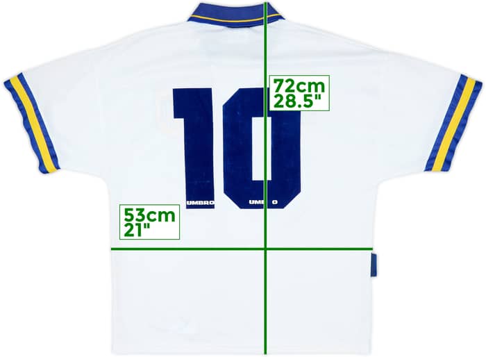 1994-95 Parma Match Issue Home Shirt #10 (Fiore)