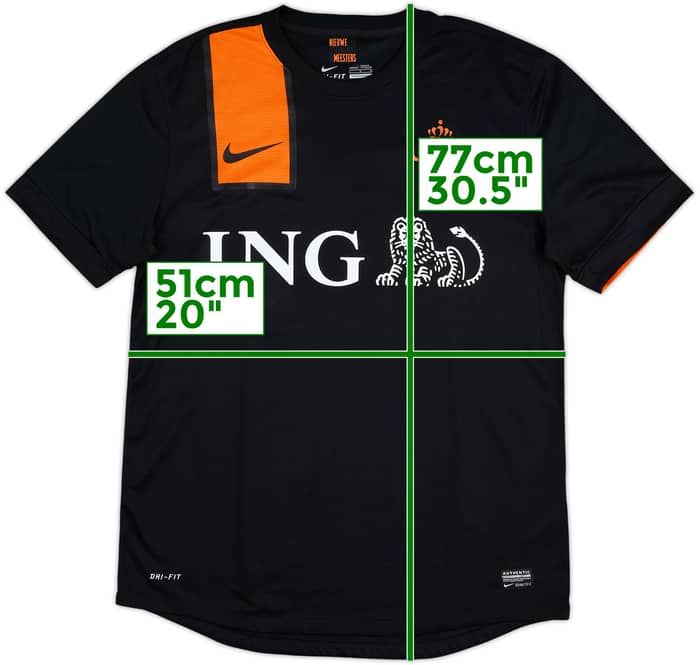 2012-13 Netherlands Match Issue Away Shirt #14