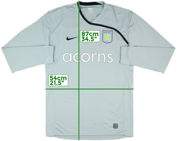 2008-09 Aston Villa Match Issue GK Shirt #1