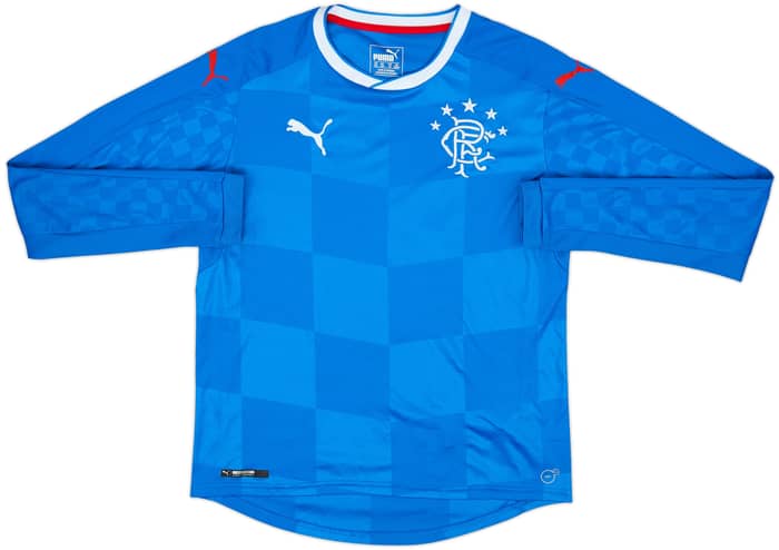 2016-18 Rangers Home L/S Shirt #11 - 10/10 - (L.Boys)