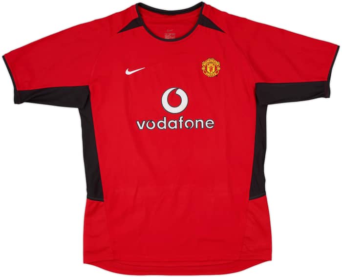 2002-04 Manchester United Home Shirt Forlan #21 - 8/10 - (XL.Boys)