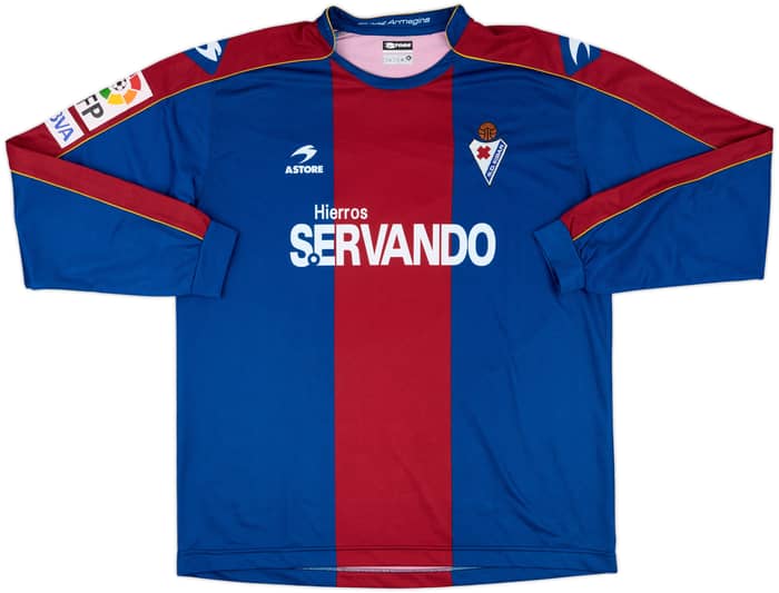2008-10 Eibar Match Issue Home L/S Shirt #23