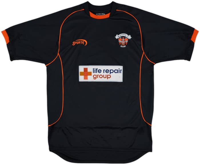 2003-04 Blackpool Away Shirt Wellens #7 - 6/10 - (L)