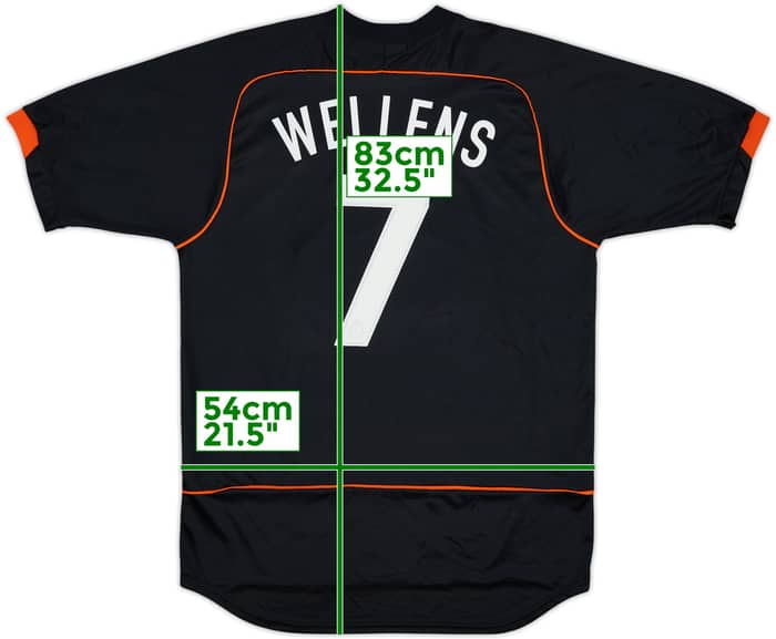 2003-04 Blackpool Away Shirt Wellens #7 - 6/10 - (L)