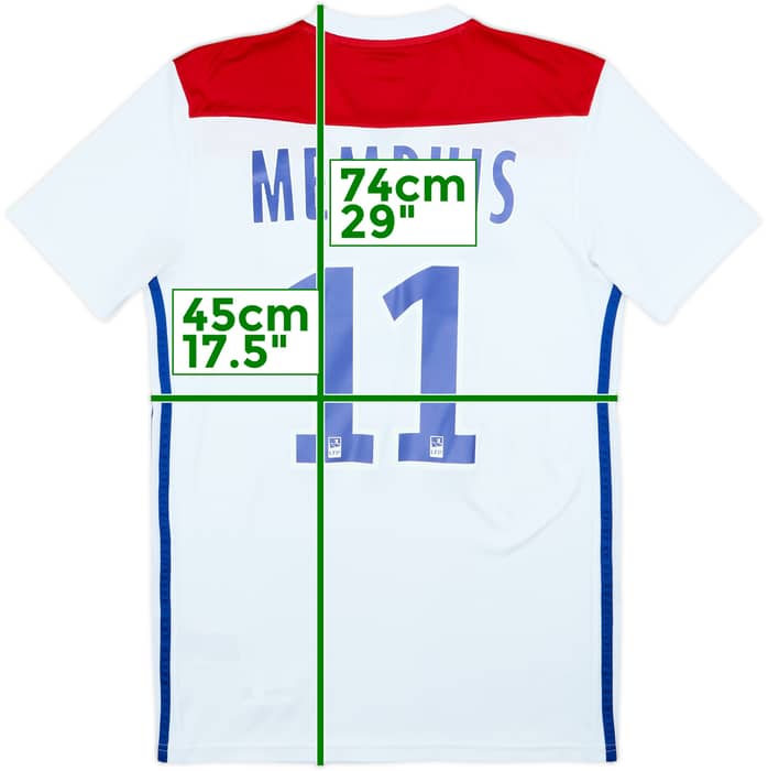 2018-19 Lyon Home Shirt Memphis #11 - 7/10 - (S)
