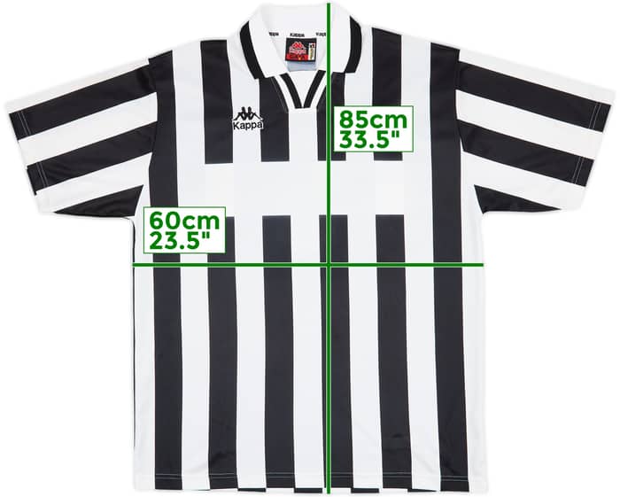 1995-97 Kappa Template Shirt (Juventus) #5 - 9/10 - (XL)