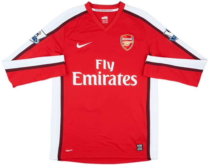 2008-10 Arsenal Home L/S Shirt Clichy #22 - 10/10 - (S)