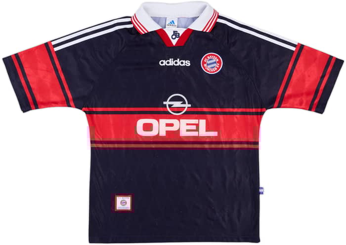 1997-99 Bayern Munich Home Shirt - 8/10 - (XL.Boys)