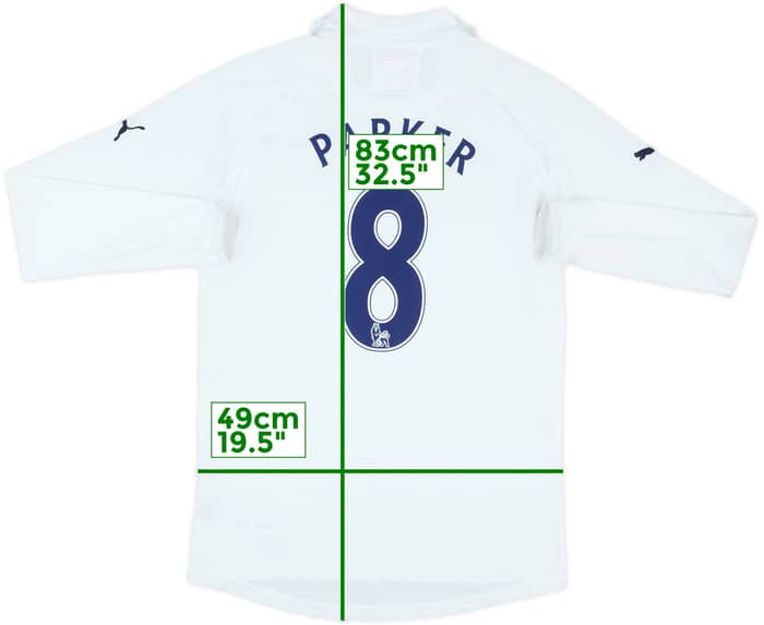 2011-12 Tottenham Home L/S Shirt Parker #8 - 8/10 - (M)