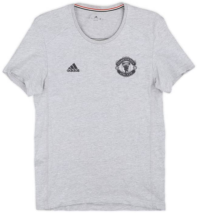 2015-16 Manchester United adidas Cotton Tee - 8/10 - (S)