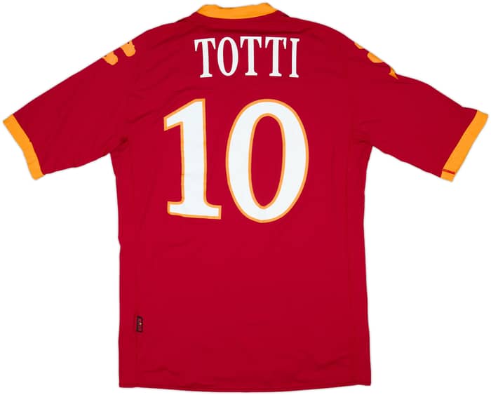 2009-10 Roma Home Shirt Totti #10 - 5/10 - (M)