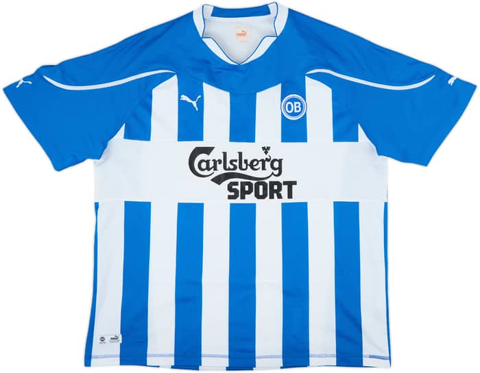 2010-11 Odense Home Shirt - 7/10 - (XXL)