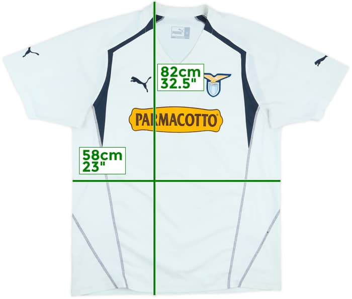 2004-05 Lazio Match Issue Away Shirt #15