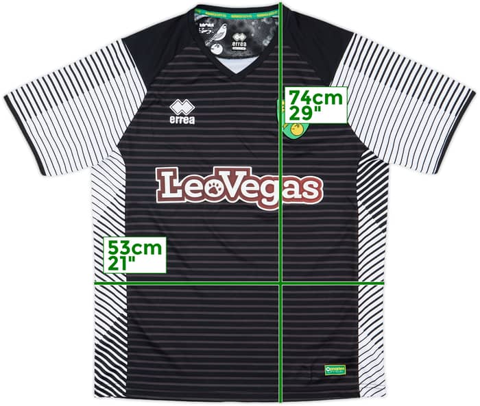 2017-18 Norwich Away Shirt - 7/10 - (L)