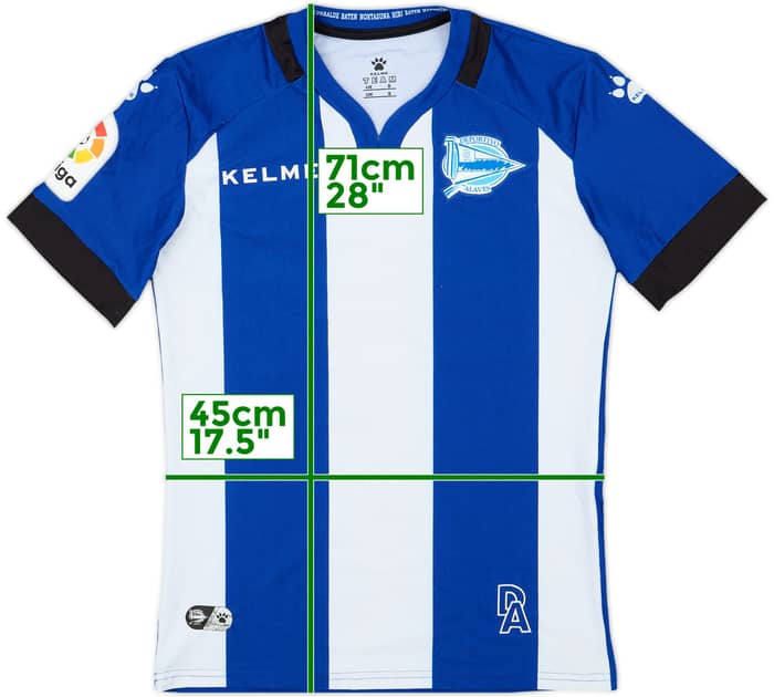 2017-18 Deportivo Alaves Home Shirt - 8/10 - (S)