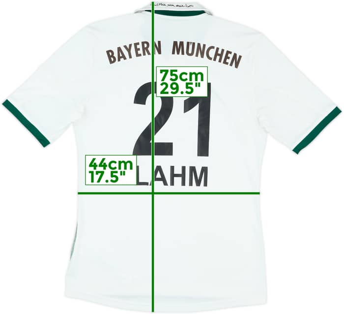 2013-14 Bayern Munich Away Shirt Lahm #21 - 9/10 - (S)