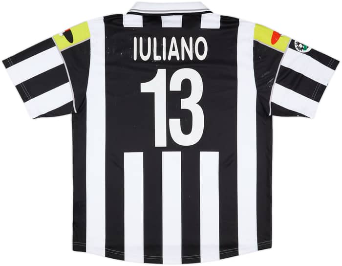 2000-01 Juventus Match Issue Home Shirt Iuliano #13