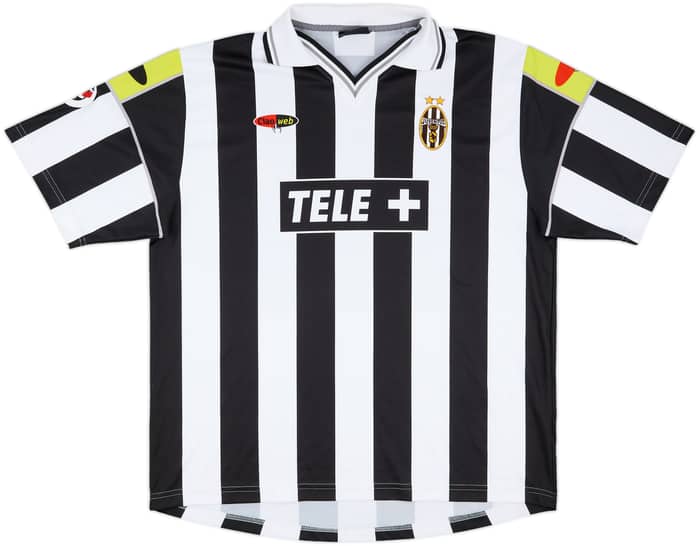 2000-01 Juventus Match Issue Home Shirt Iuliano #13