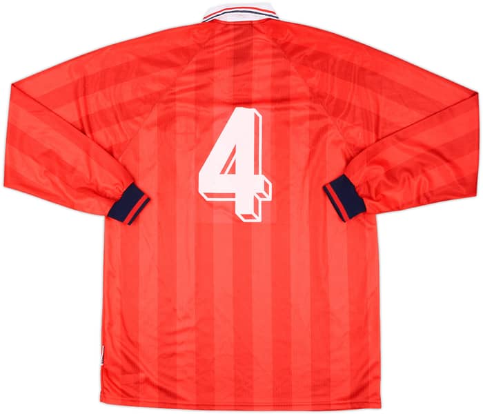 1999 Norway Match Issue Home L/S Shirt #4 (Bragstad)
