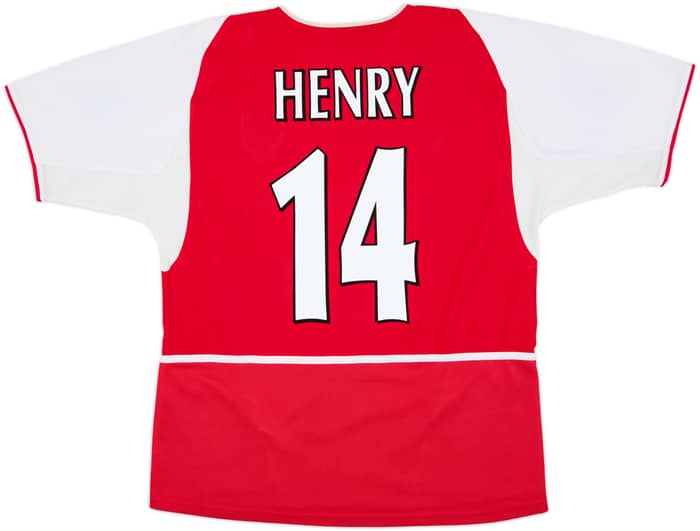 2002-04 Arsenal Home Shirt Henry #14 - 8/10 - (M)