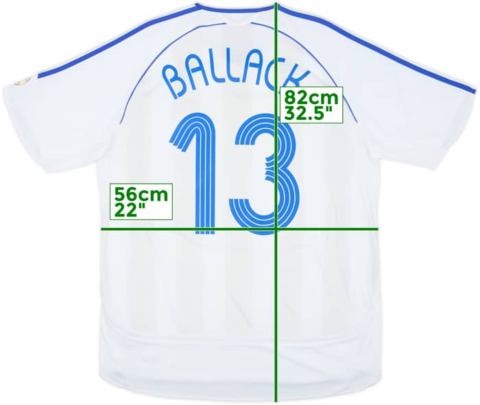 2006-07 Chelsea Away Shirt Ballack #13 - 6/10 - (L)