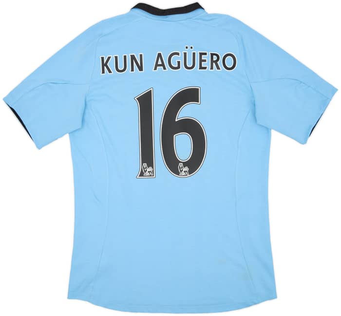 2012-13 Manchester City Home Shirt Kun Aguero #16 - 7/10 - (M)