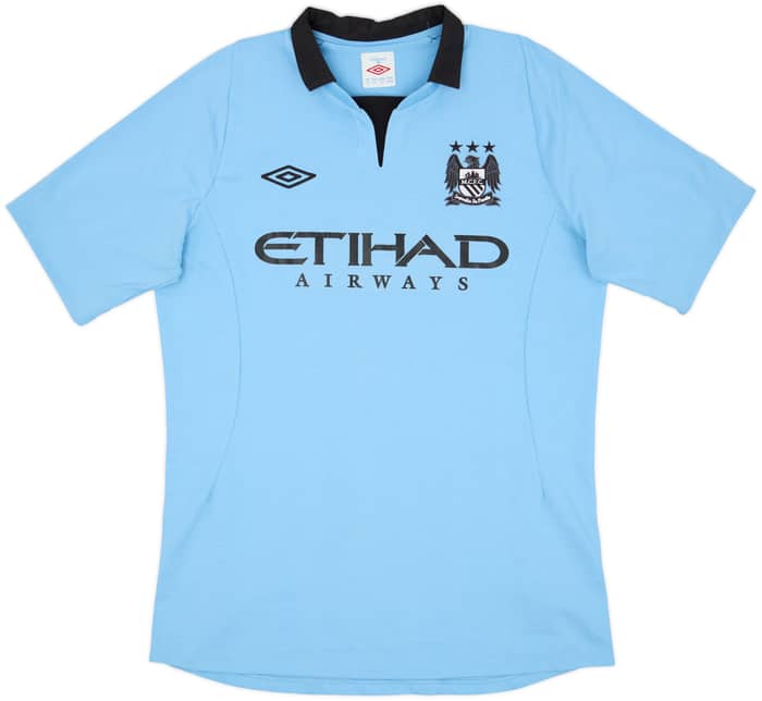 2012-13 Manchester City Home Shirt Kun Aguero #16 - 7/10 - (M)