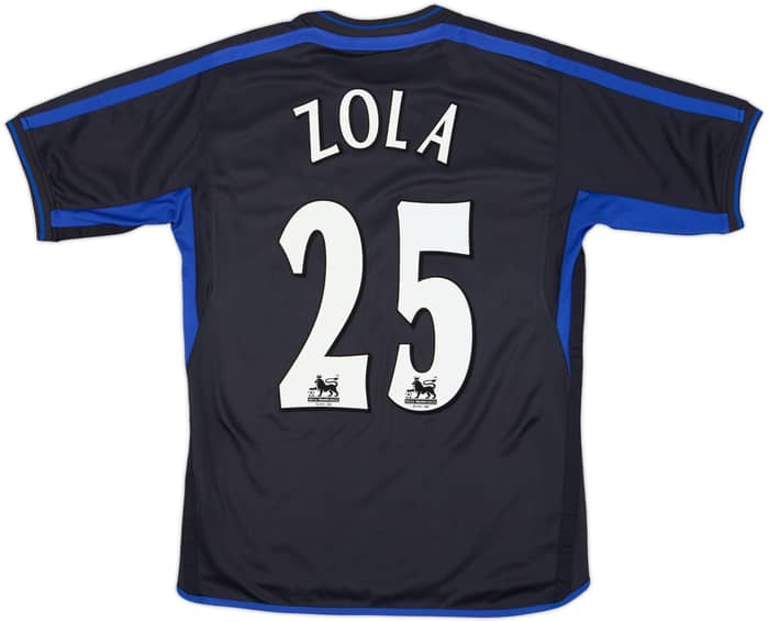 2002-04 Chelsea Away Shirt Zola #25 - 8/10 - (S)