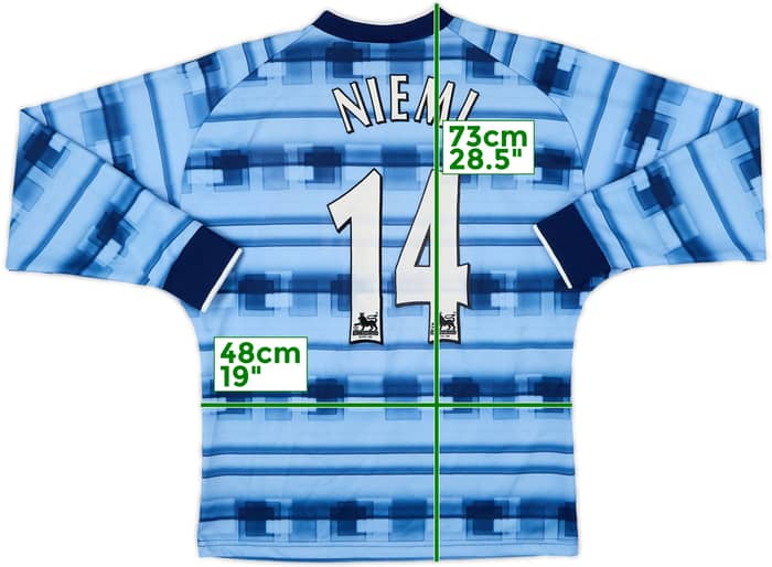 2004-05 Southampton GK Shirt Niemi #14 - 7/10 - (Y)
