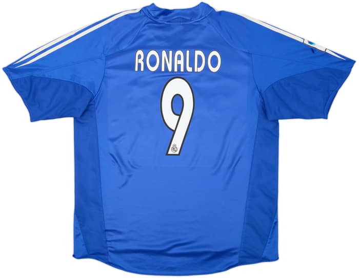 2004-05 Real Madrid Third Shirt Ronaldo #9 - 5/10 - (XL)