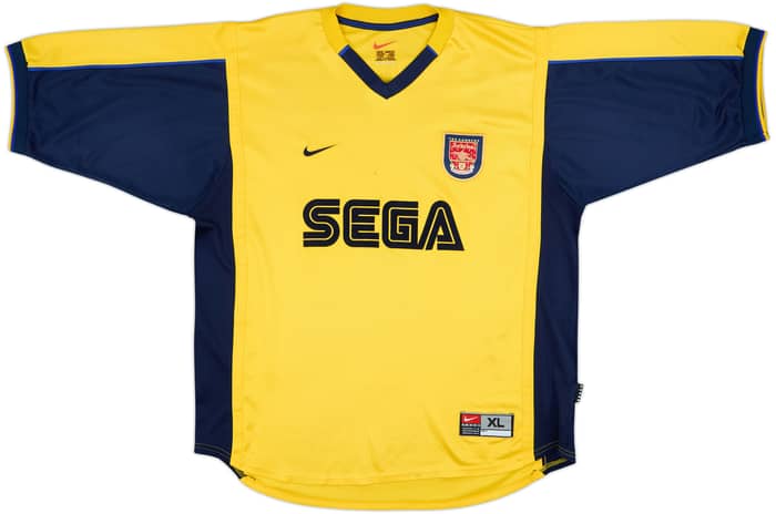 1999-01 Arsenal Away Shirt Bergkamp #10 - 7/10 - (XL)