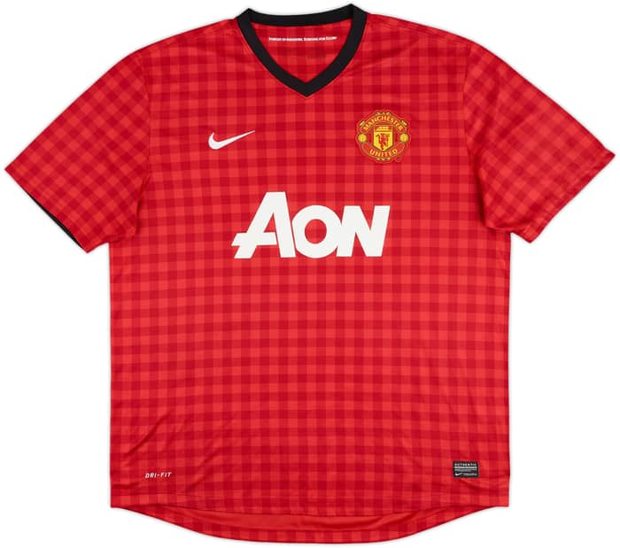 2012-13 Manchester United Home Shirt Rooney #10 - 7/10 - (XL)