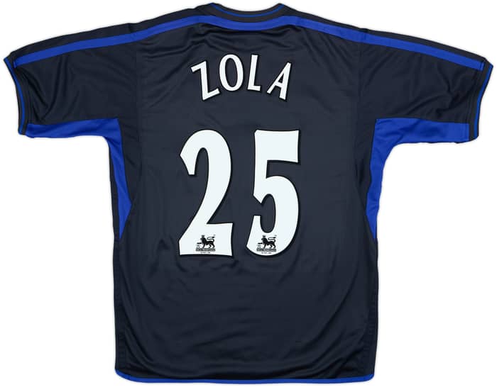 2002-04 Chelsea Away Shirt Zola #25 - 8/10 - (L)