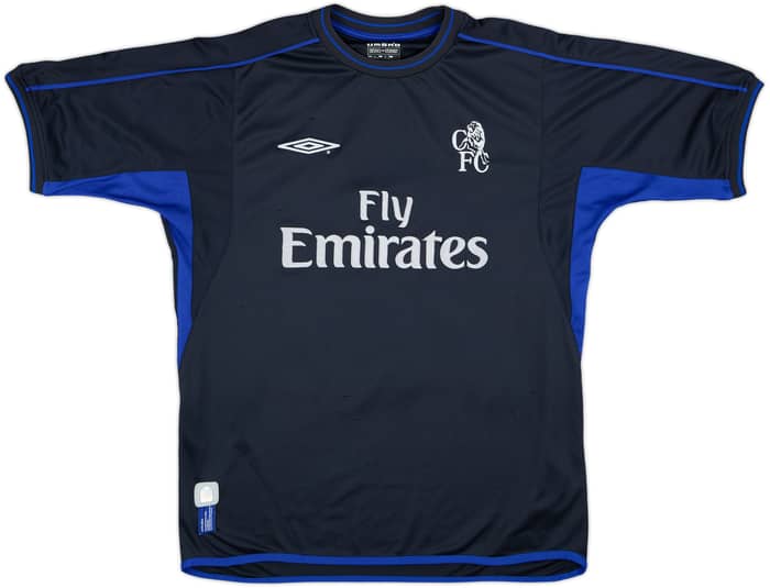 2002-04 Chelsea Away Shirt Zola #25 - 8/10 - (L)